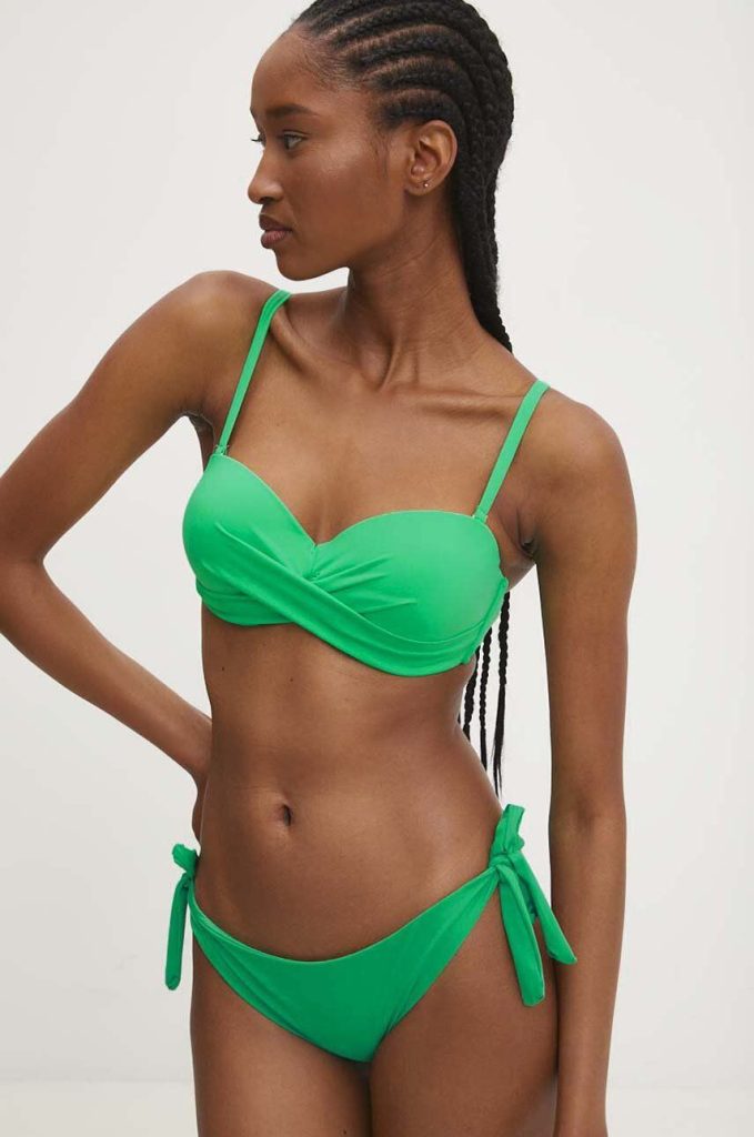 Answear Lab chiloti de baie culoarea verde-Costume de baie