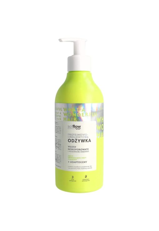 Balsam emolient cu proteine ​​pentru par cu porozitate scazuta - 400ml-FEMEI-GENTI SI ACCESORII/Produse cosmetice