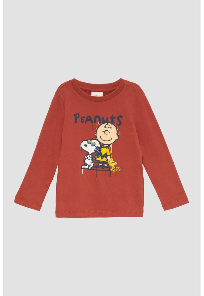 Bluza de bumabc cu imprimeu Snoopy-BAIETI-IMBRACAMINTE/Bluze