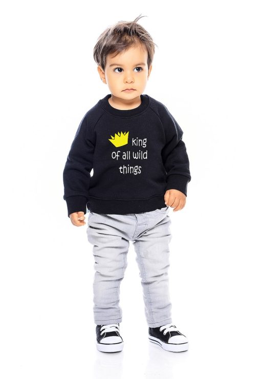 Bluza de trening din bumbac cu maneci raglan-FETE-IMBRACAMINTE/Bluze