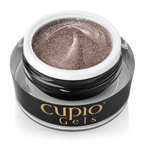 Builder Gel Cupio Disco - Glitz Gold 15ml-Manichiura-Noutati Manichiura