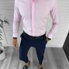 Camasa barbati roz slim fit 13006 E-Camasi barbati