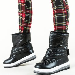 Cizme Tip Ug Sohaib Negre 3