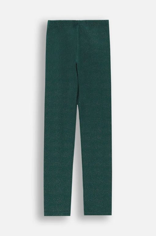 Coccodrillo leggins copii culoarea verde