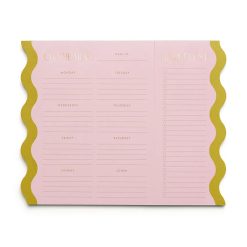 Designworks Ink planificator magnetic de mese Pink & Chartreuse-Home Office