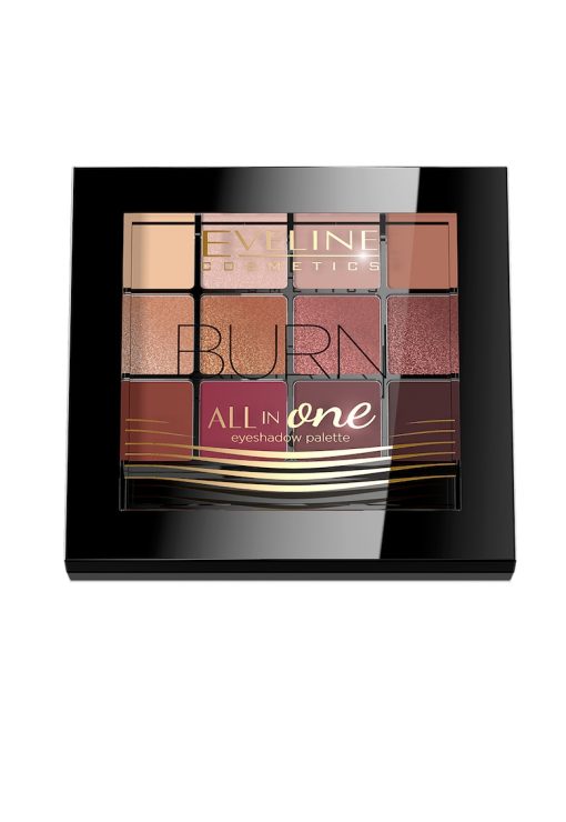 Eveline Eyeshadow Palette paleta cu farduri de ochi Burn 12 g-FEMEI-GENTI SI ACCESORII/Produse cosmetice