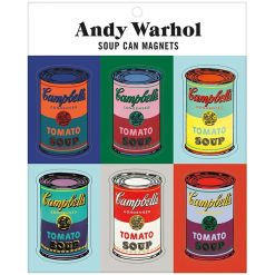 Galison set de magneți Andy Warhol Soup Can 6-pack-Home Office