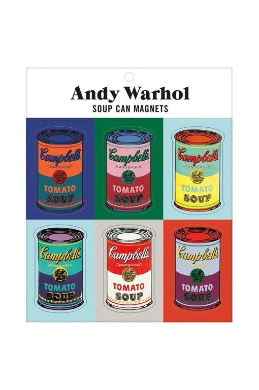 Galison set de magneți Andy Warhol Soup Can 6-pack-Home Office