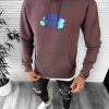Hanorac barbati maro slim fit 3066 44-1.1-Hanorace