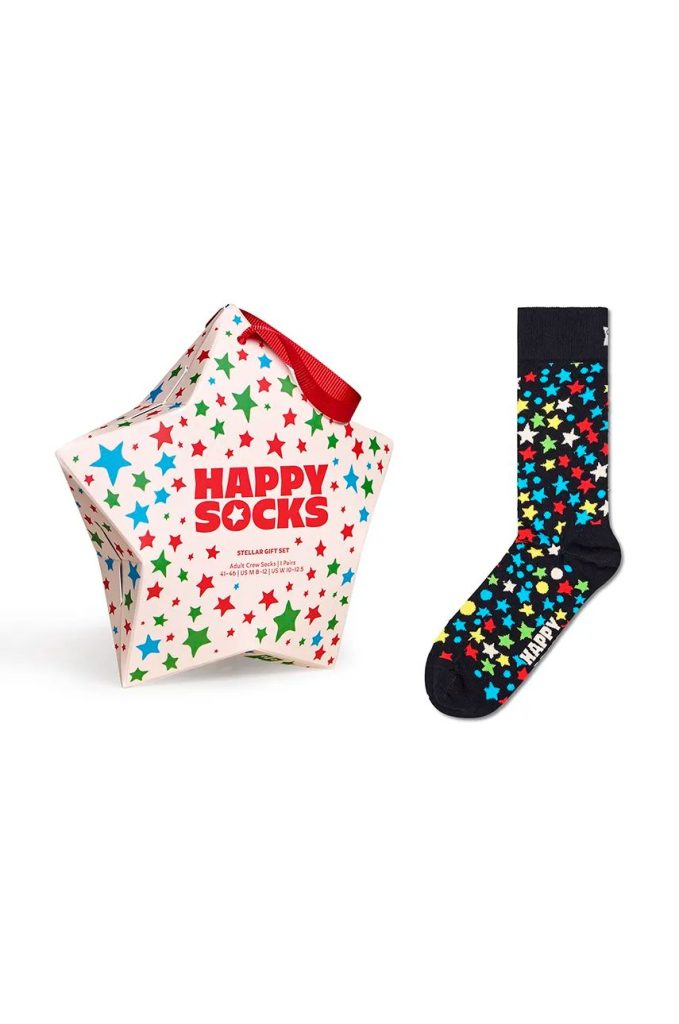 Happy Socks sosete GIFTBOX culoarea negru