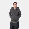 Hooded Duster Script Jacket-Barbati