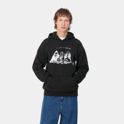 Hooded Pepe Friends Sweatshirt-Barbati