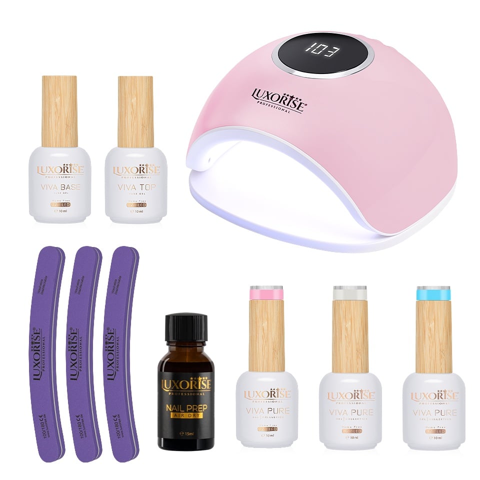 Kit Oja Semipermanenta Hema Free LUXORISE STAR GLOW⭐️-Kit Unghii > Kit Oja Semipermanenta