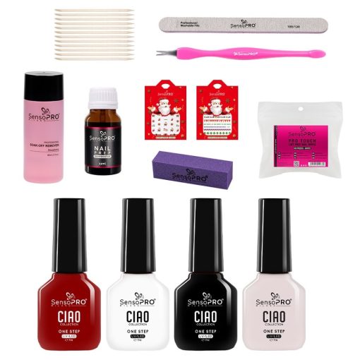 Kit Oja Semipermanenta SensoPRO Milano One Step 7ml fara Lampa UV Timeless Grace-Kit Unghii > Kit Oja Semipermanenta