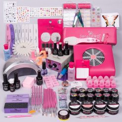 Kit Unghii False Duo cu Gel UV si Oja Semipermanenta SensoPRO Milano 10ml Promotie 33 CADOU 3