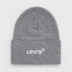 Levi's căciulă culoarea gri D5548.0005-55-Căciuli şi şepci