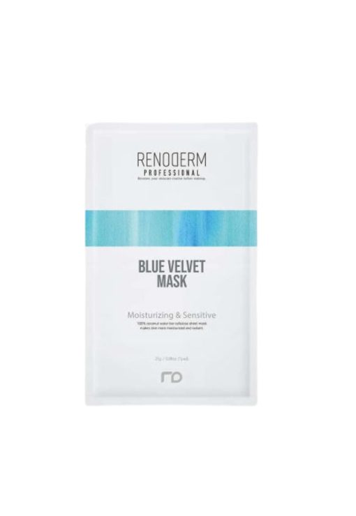 Masca de fata Blue Velvet - 25 g - hidratare intensa - netezire - albastra-FEMEI-GENTI SI ACCESORII/Produse cosmetice