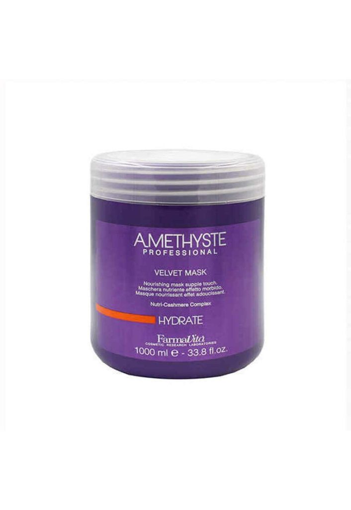 Masca profesionala hidratanta pentru par uscat si sensibil - Amethyste Velvet Hydrate - 1000 ml-FEMEI-GENTI SI ACCESORII/Produse cosmetice