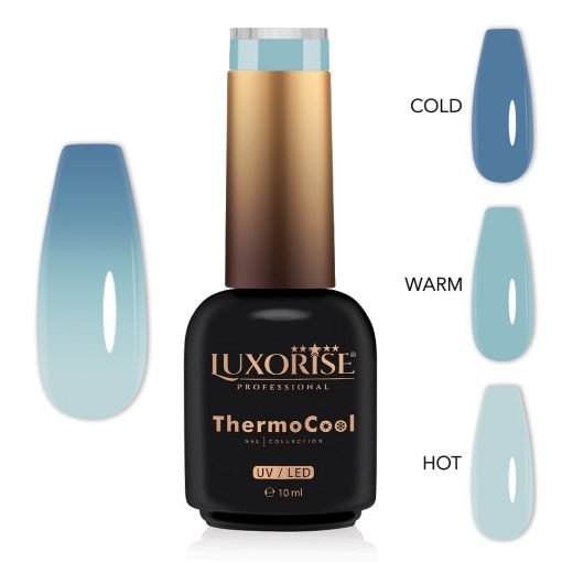 Oja Semipermanenta Termica 3 Culori LUXORISE ThermoCool - Urban Showtime 10ml-Oja Semipermanenta > Oja Termica LUXORISE