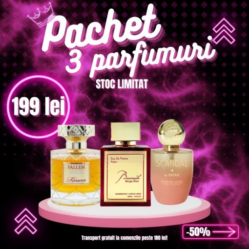 Pachet 3 parfumuri