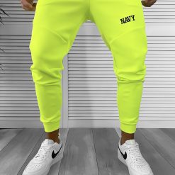 Pantaloni de trening neon silon conici 12376 P20-5.3-Pantaloni > Pantaloni de trening