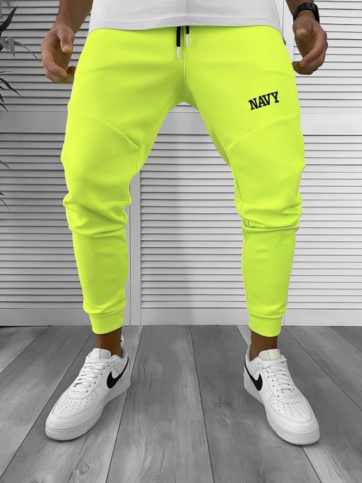 Pantaloni de trening neon silon conici 12376 P20-5.3-Pantaloni > Pantaloni de trening