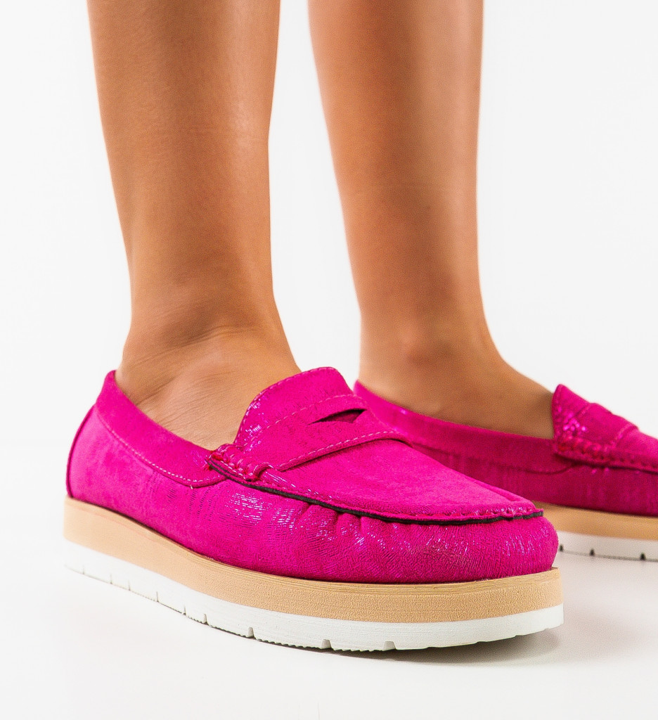 Pantofi Casual dama Eliana Fuchsia-Casual-Casual