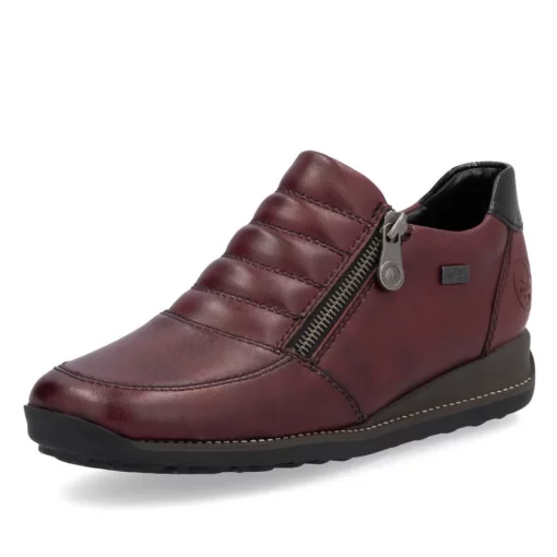 Pantofi Rieker 44268-35 bordo-Pantofi-Pantofi