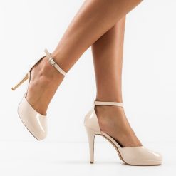 Pantofi dama Cryst Bej 2 2