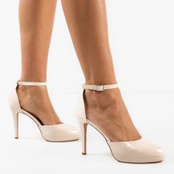 Pantofi dama Cryst Bej 2 3