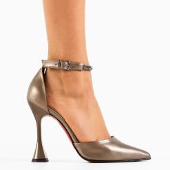 Pantofi dama Eraty Gri 4