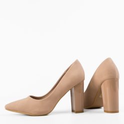 Pantofi dama Faisal Bej 6