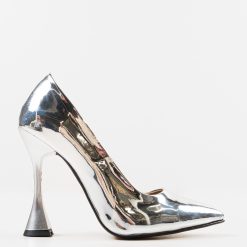 Pantofi dama Mineki Argintii 4