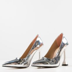 Pantofi dama Mineki Argintii 5