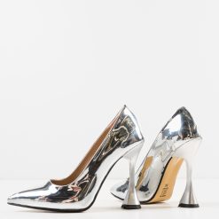 Pantofi dama Mineki Argintii 6