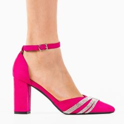 Pantofi dama Sergius Fuchsia-Pantofi cu toc-Pantofi cu toc