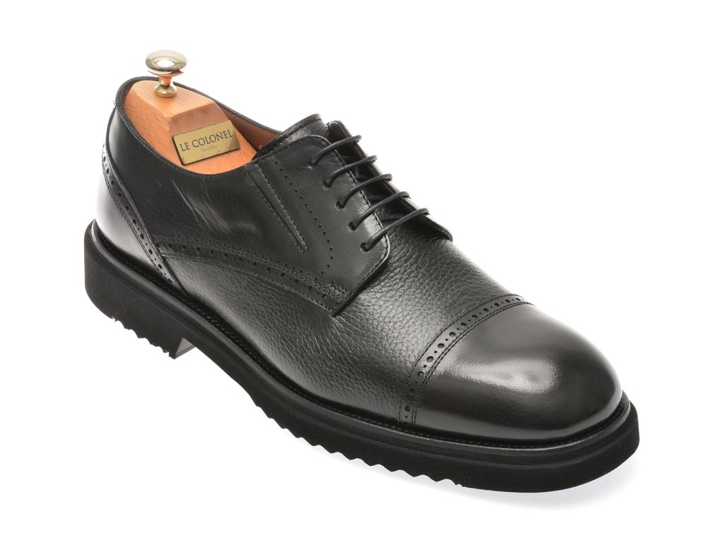 Pantofi eleganti LE COLONEL negri