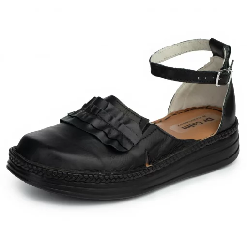 Pantofi piele naturala Fanny Duo negru-Pantofi-Pantofi