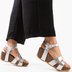 Platforme dama Villanueva Argintii 2