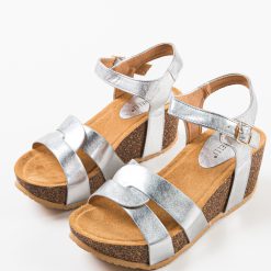 Platforme dama Villanueva Argintii 4