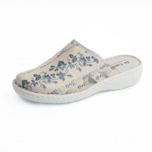 Saboti piele naturala Marta 3013 Floral-Saboti dama-Saboti dama