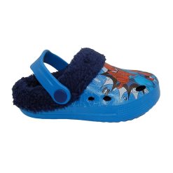 Saboti slingback cu captuseala teddy Spider-Man-FETE-INCALTAMINTE/Papuci