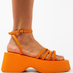 Sandale dama Laurentino Portocalii 3