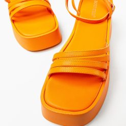 Sandale dama Laurentino Portocalii 5