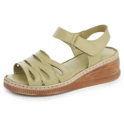 Sandale piele naturala 70010 avocado-Sandale-Sandale