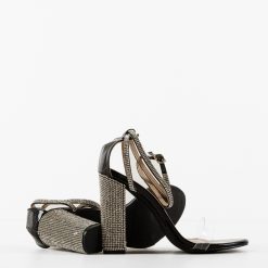 Sandale toc Tuluga Negre 5