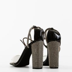 Sandale toc Tuluga Negre 7