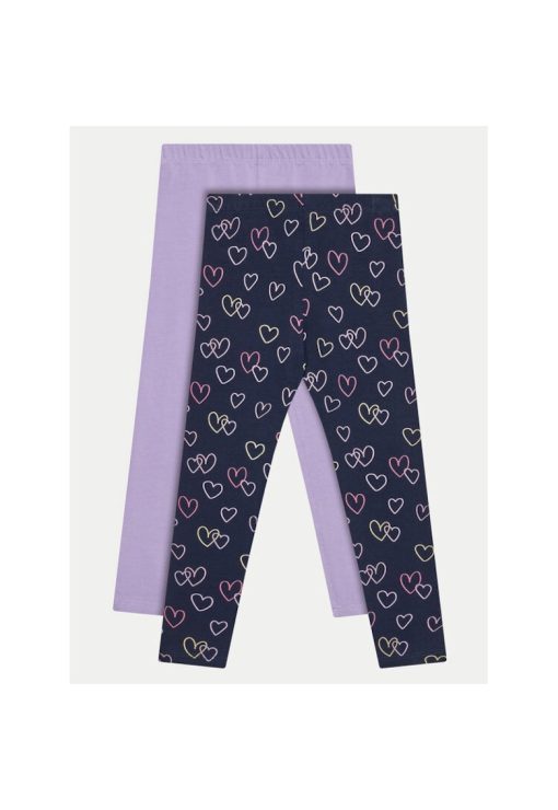 Set 2 perechi pantaloni copii - 832858 - Violet - Bumbac-FETE-IMBRACAMINTE/Blugi