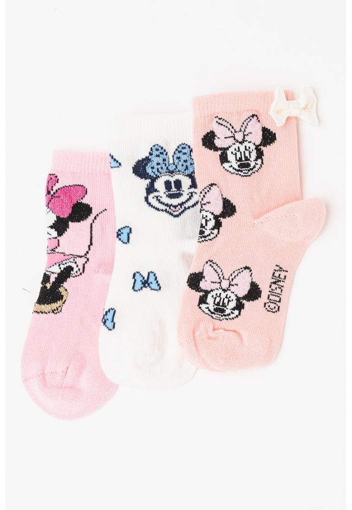 Set de sosete cu Minnie Mouse - 3 perechi-FETE-IMBRACAMINTE/Lenjerie intima