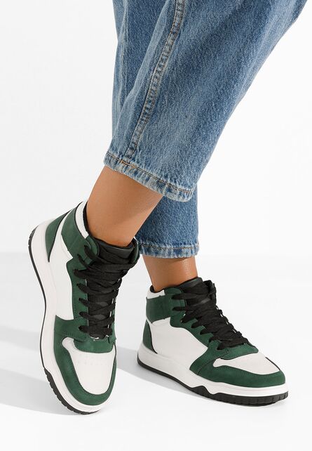 Sneakers High-Top Zelinea verzi-Sneakers High-Top-Sneakers High-Top